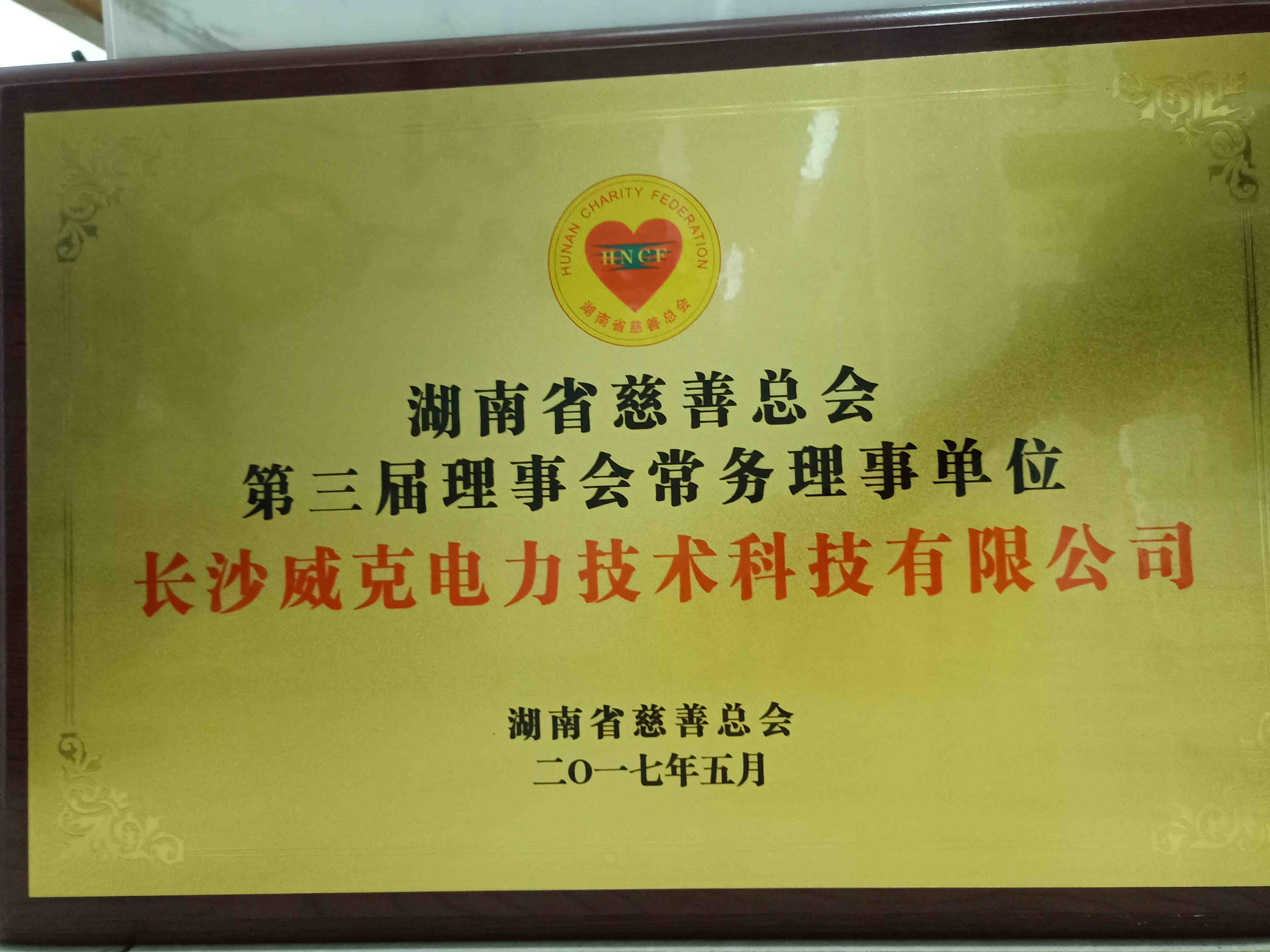 湖南省慈善總會 第三屆理事會常務理事單位